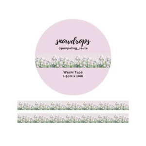 Washi Tape Snowdrops Penpaling_Paula