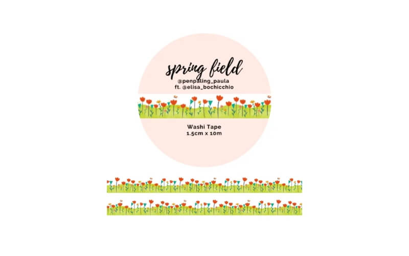 Washi Tape Spring Field Penpaling_Paula