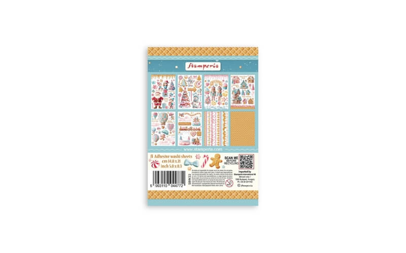 Washi-pad Candy Christmas Stamperia