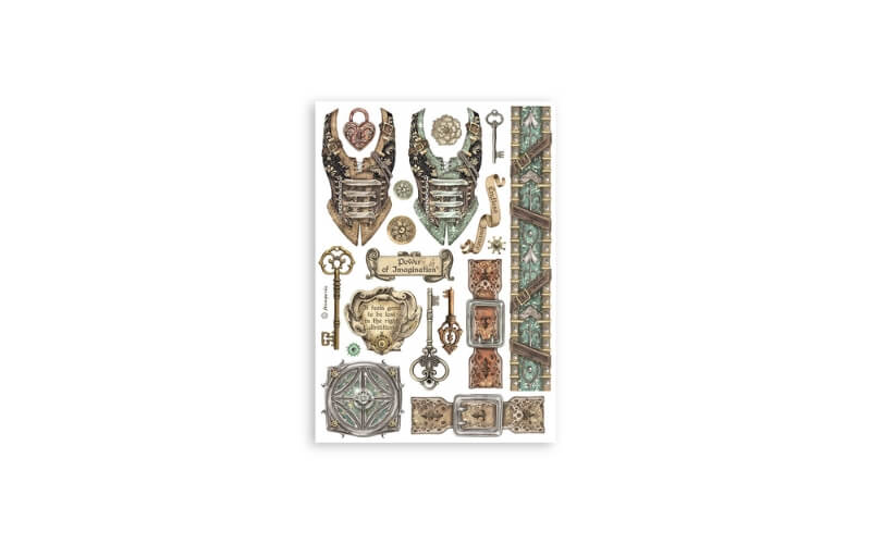 Washi-pad Fantasie Wereld Stamperia