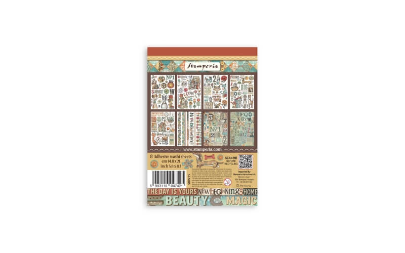 Washi-pad Furry Friends Stamperia