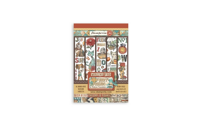 Washi-pad Furry Friends Stamperia
