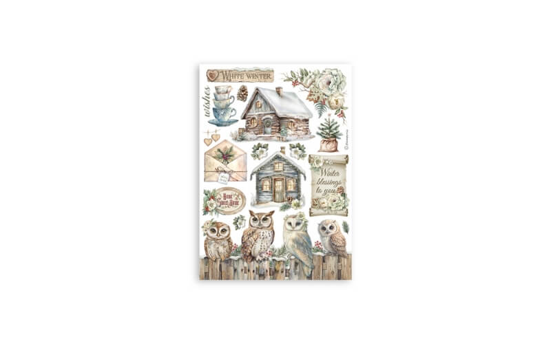 Washi-pad Het Uilenhuis Stamperia