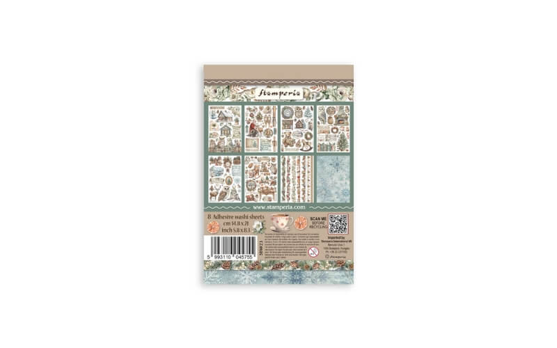 Washi-pad Het Uilenhuis Stamperia