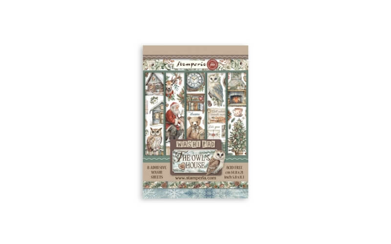Washi-pad Het Uilenhuis Stamperia