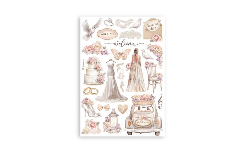 Washi-pad Romance Altijd Stamperia