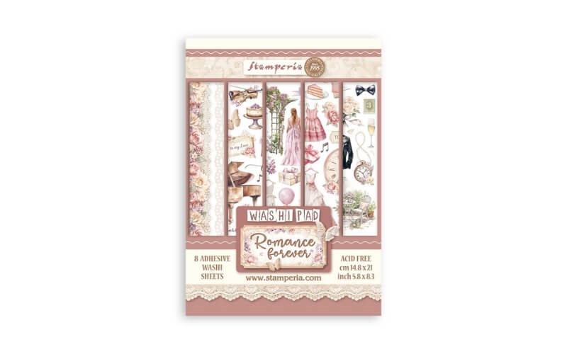 Washi-pad Romance Altijd Stamperia