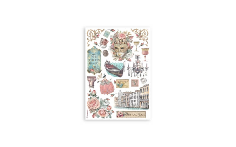 Washi-pad Venetië Stamperia
