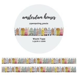 Washi-tape Amsterdamse Huisjes
