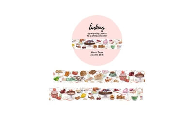 Washi-tape Bakken Penpaling