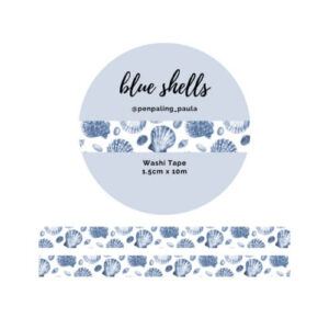 Washi-tape Blue Shells Penpaling_Paula