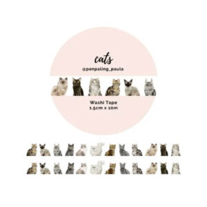 Washi-tape Cats Penpaling_Paula