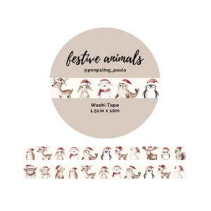 Washi-tape Feestelijke Dieren Penpaling_Paula