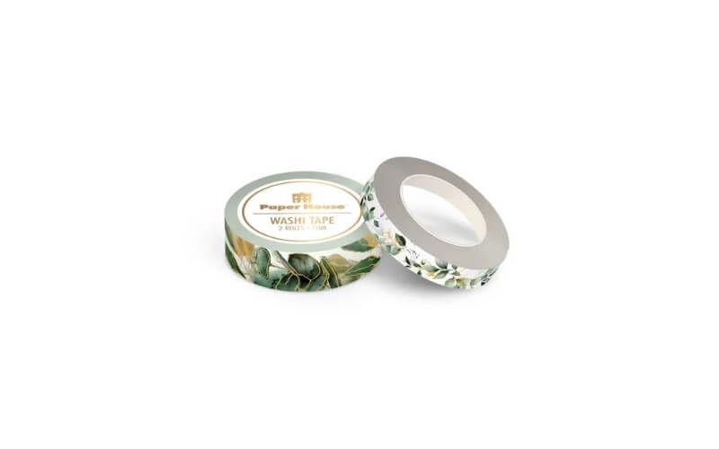 Washi-tape Groene Blaadjes Paper House