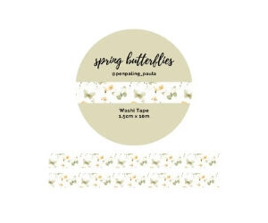 Washi-tape Lente Vlinders Penpaling