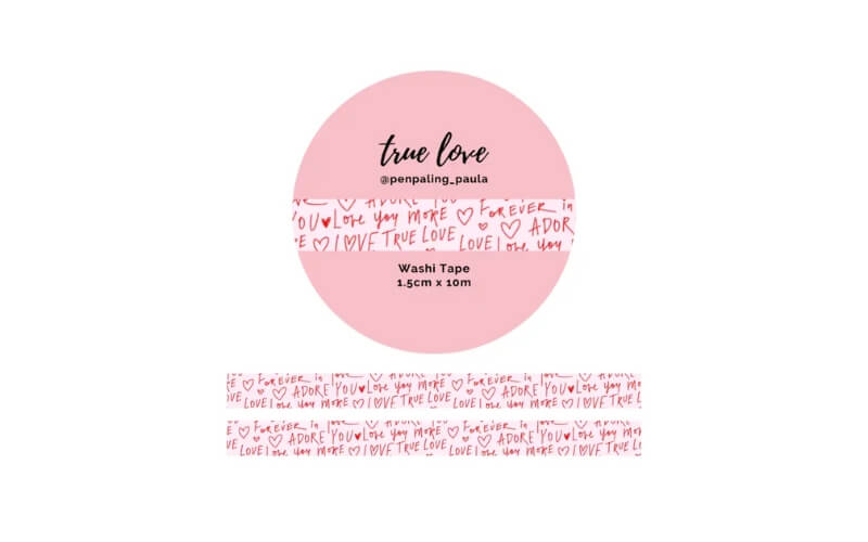 Washi-tape Ware Liefde Penpaling_Paula