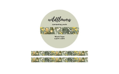 Washi-tape Wilde Bloemen Penpaling