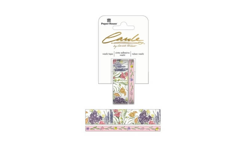 Washi-tape Wildflower Paper House
