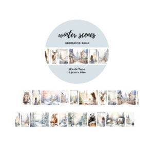 Washi-tape Winter Scenes Penpaling Paula