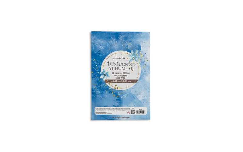 Waterverf Papier Blok A5 Stamperia