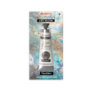 Wax Patina 40 ml Titaan Zilver Stamperia