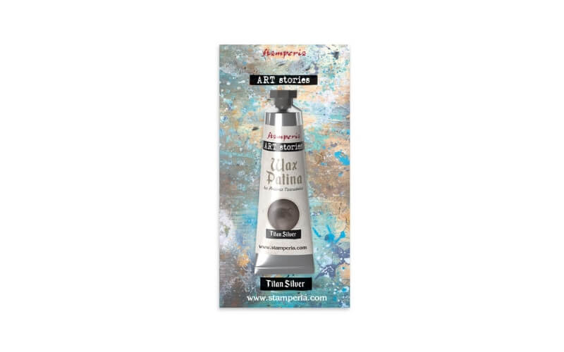 Wax Patina 40 ml Titaan Zilver Stamperia
