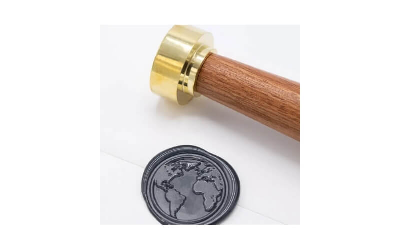 Wax Stempel Planeet Aarde