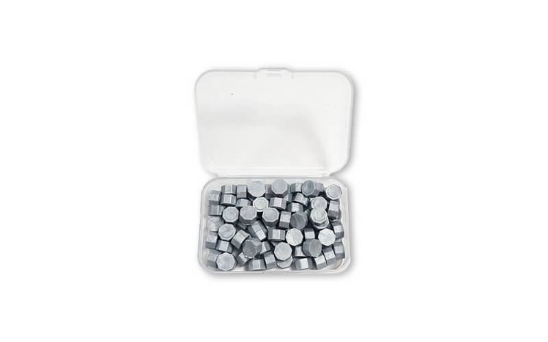 Waxblokjes Licht Zilver 20gr. Stamperia