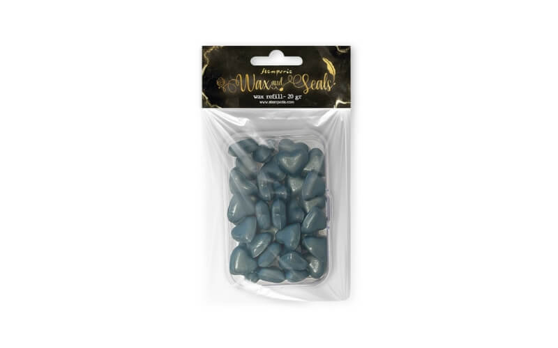 Waxblokjes Parel Blauw 20gr. Stamperia