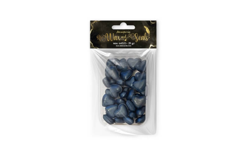 Waxblokjes Parel Diepblauw 20gr. Stamperia
