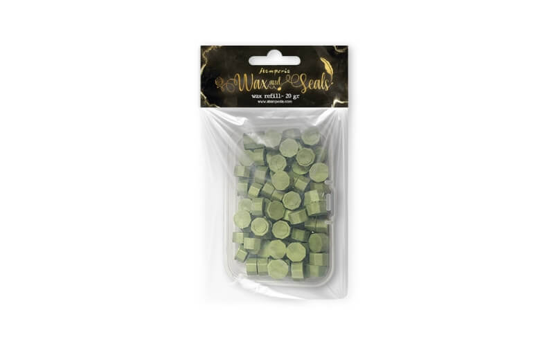 Waxblokjes Sage Groen 20gr. Stamperia