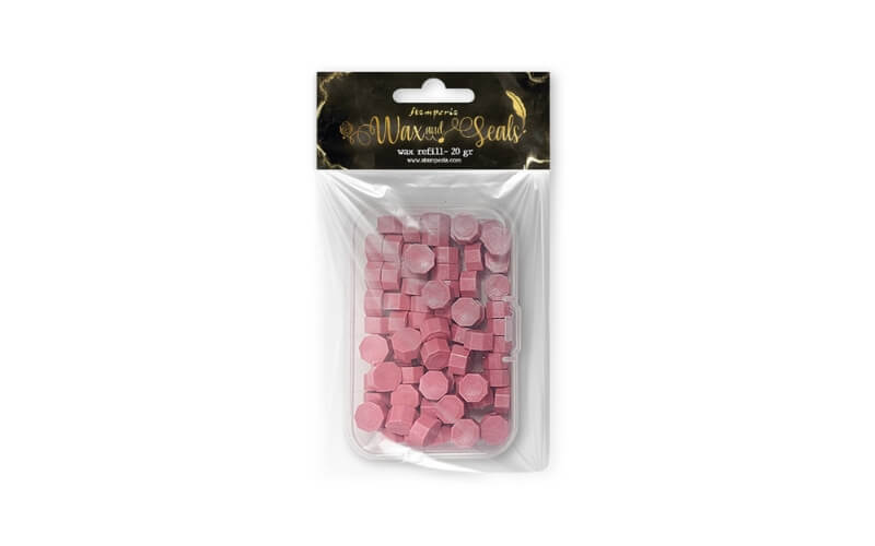 Waxblokjes Poeder Roze 20gr. Stamperia