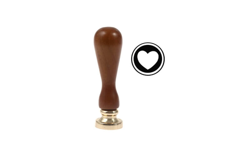 Waxzegel Stempel Hartje