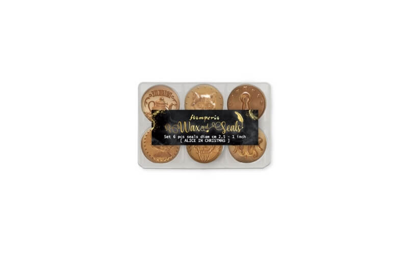 Waxzegels Alice in Kerstmis Stamperia