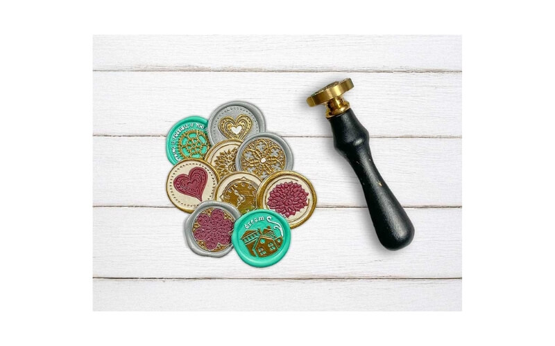 Waxzegels Set 6 Meester in Magie Stamperia