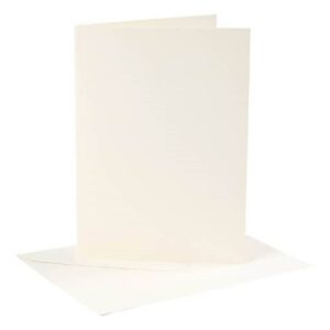 Wit Kaarten-Enveloppen 4st.