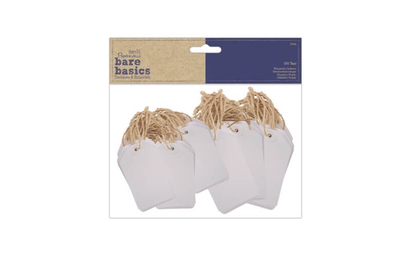 Witte Labels 100 stuks Bare Basics