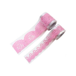 Zelfklevend Kant Roze