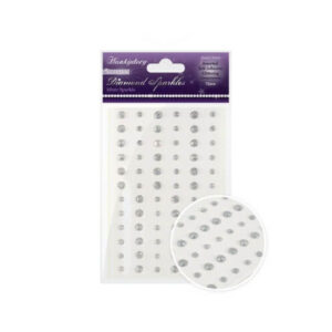 Zilveren Diamant Glitter Stickers Hunkydory