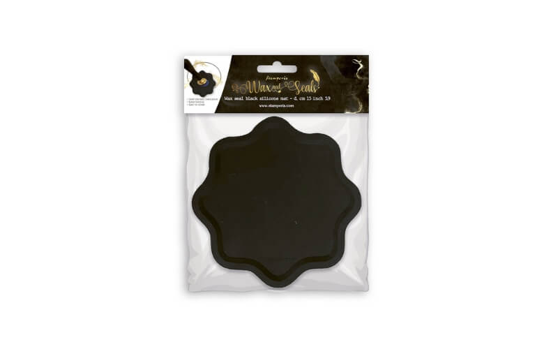Zwarte Seal Mat 15 cm Stamperia