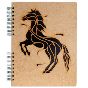 Notitieboek Hout Paard A4