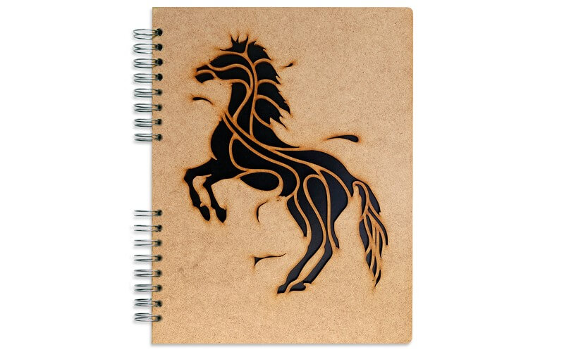 Notitieboek Hout Paard A4
