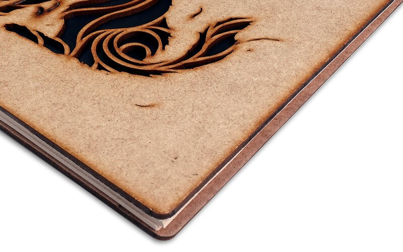 Notitieboek Hout Wolf A4